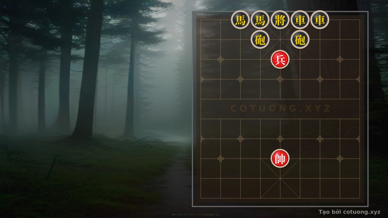 Thế cờ: Xiangqi: Defeating Two Horses with a Cannon - Red's Winning Strategy — Cờ Tướng Online