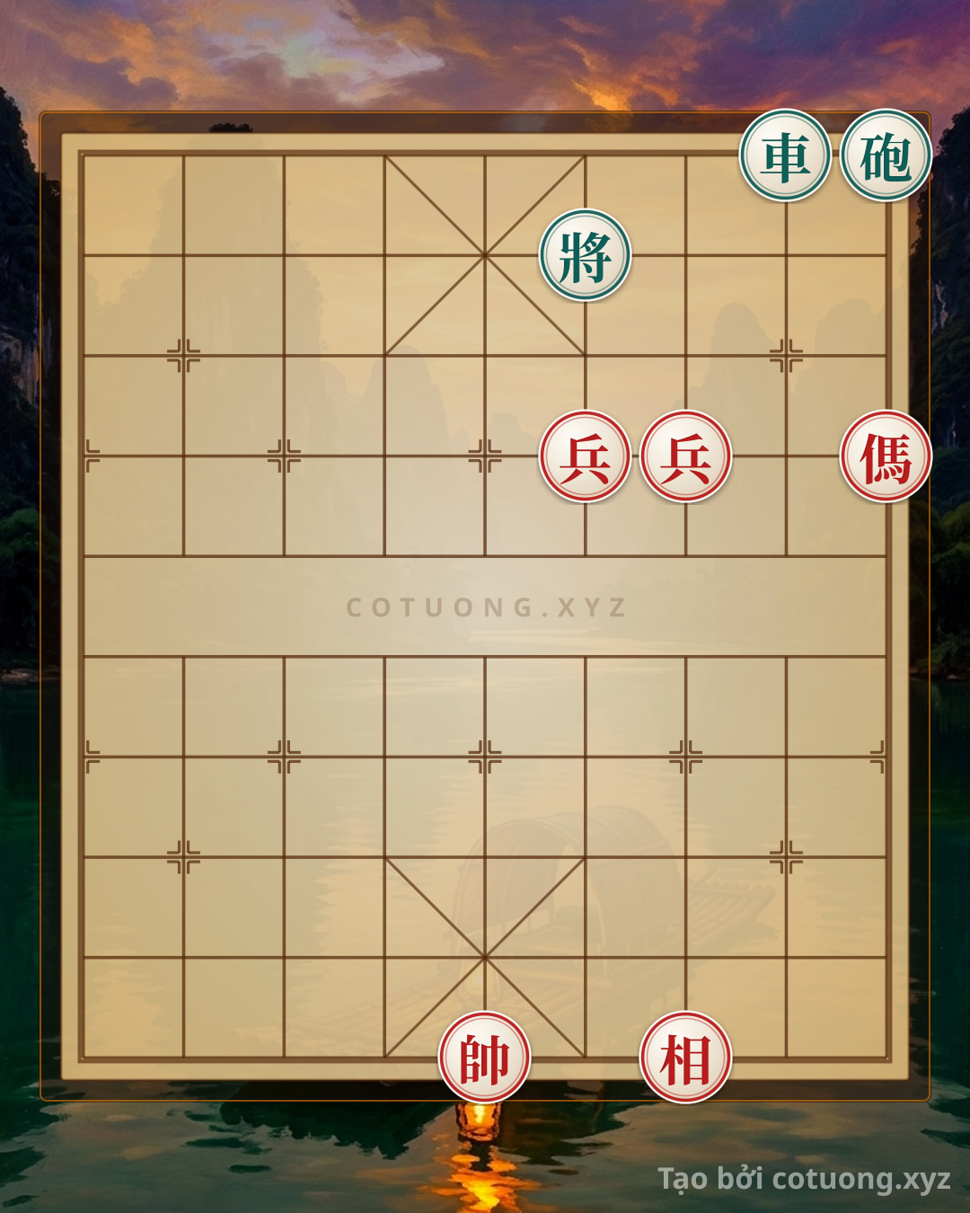 Challenge: Horse 2 Pawn Bishop vs. Chariot Cannon: The Deadly Trap That Even AI Chess Masters Fear - Can you solve it?