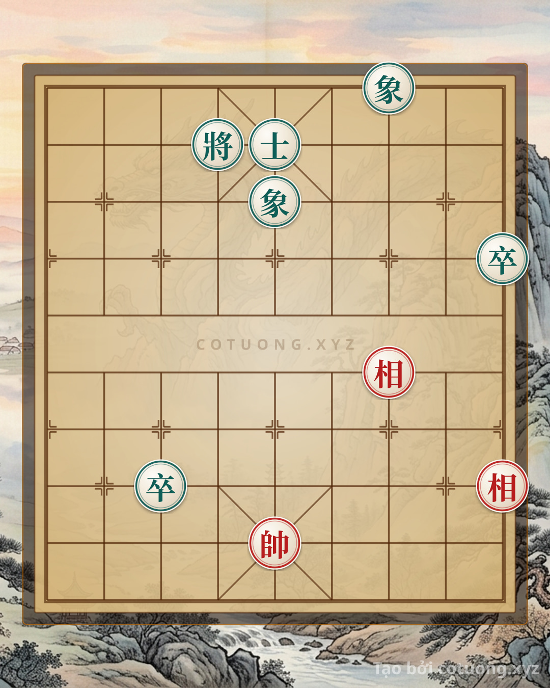 Thế cờ: Masterstroke: The Red Elephant Decides the Game's Fate — Cờ Tướng Online