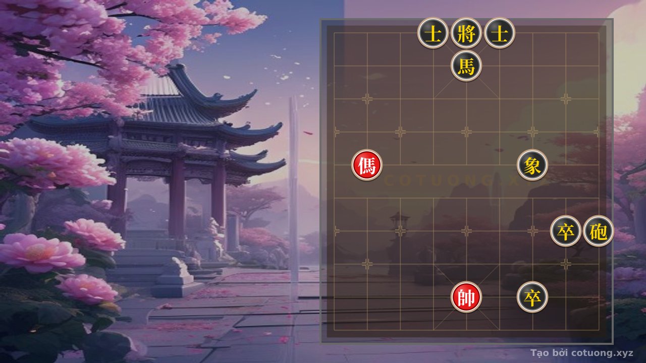 Thế cờ: Xiangqi: The Crushing Double Horse Interlock - Master Strategy for the Red Side — Cờ Tướng Online