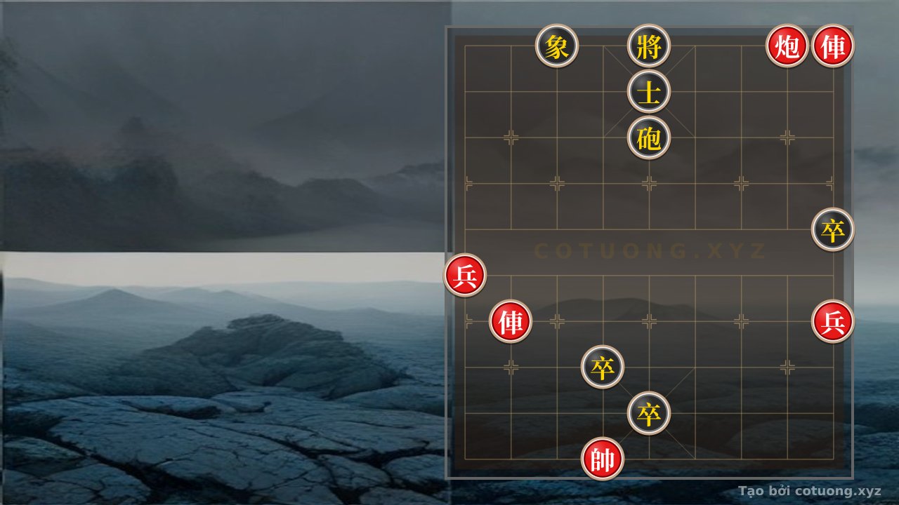 Thế cờ: Xiangqi Master's Secret: When Two Red Chariots Clash with the Black Three-Cannon - A Life-and-Death Battle on File 5 — Cờ Tướng Online