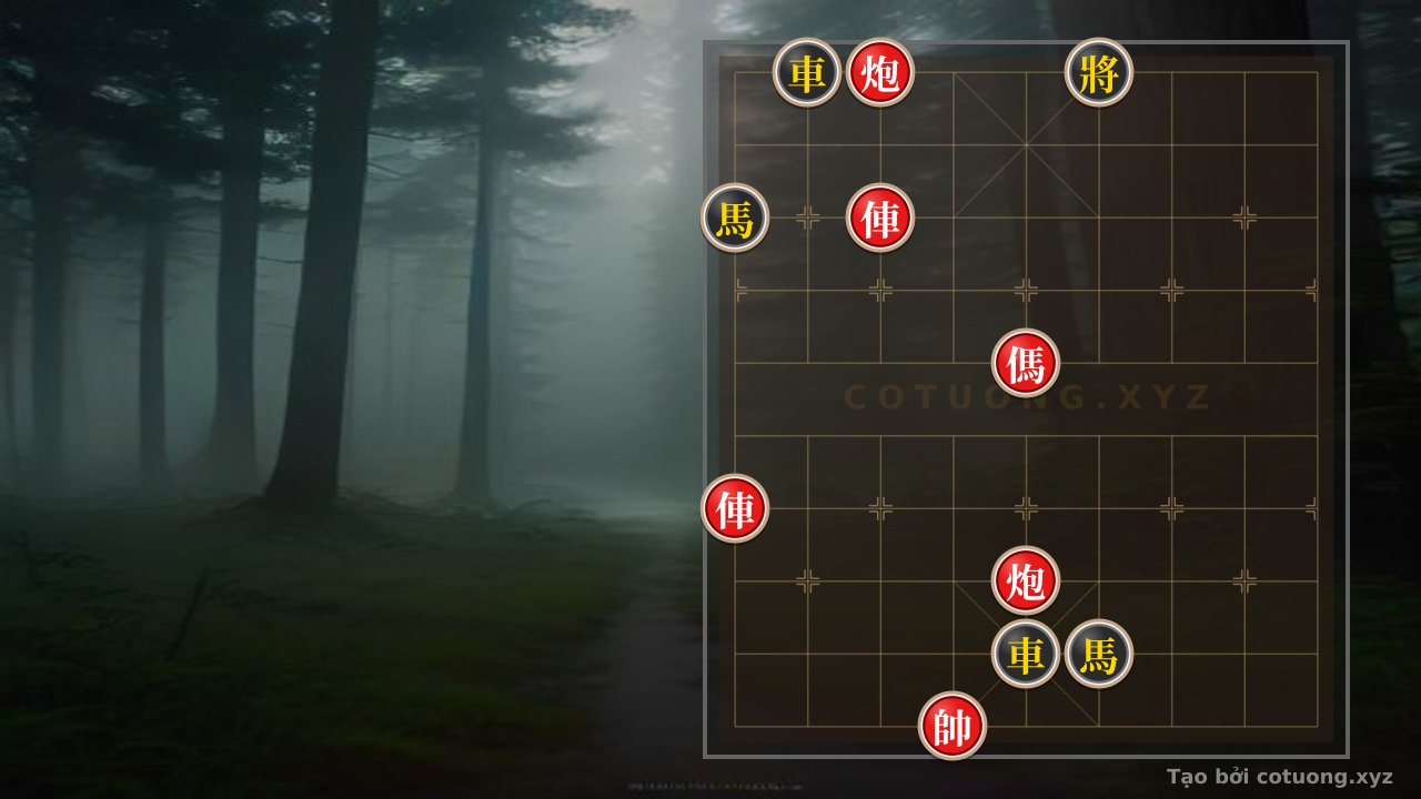 Thế cờ: Xiangqi: Strategic Tips with Double Horses - Red Chariot on File 7 — Cờ Tướng Online