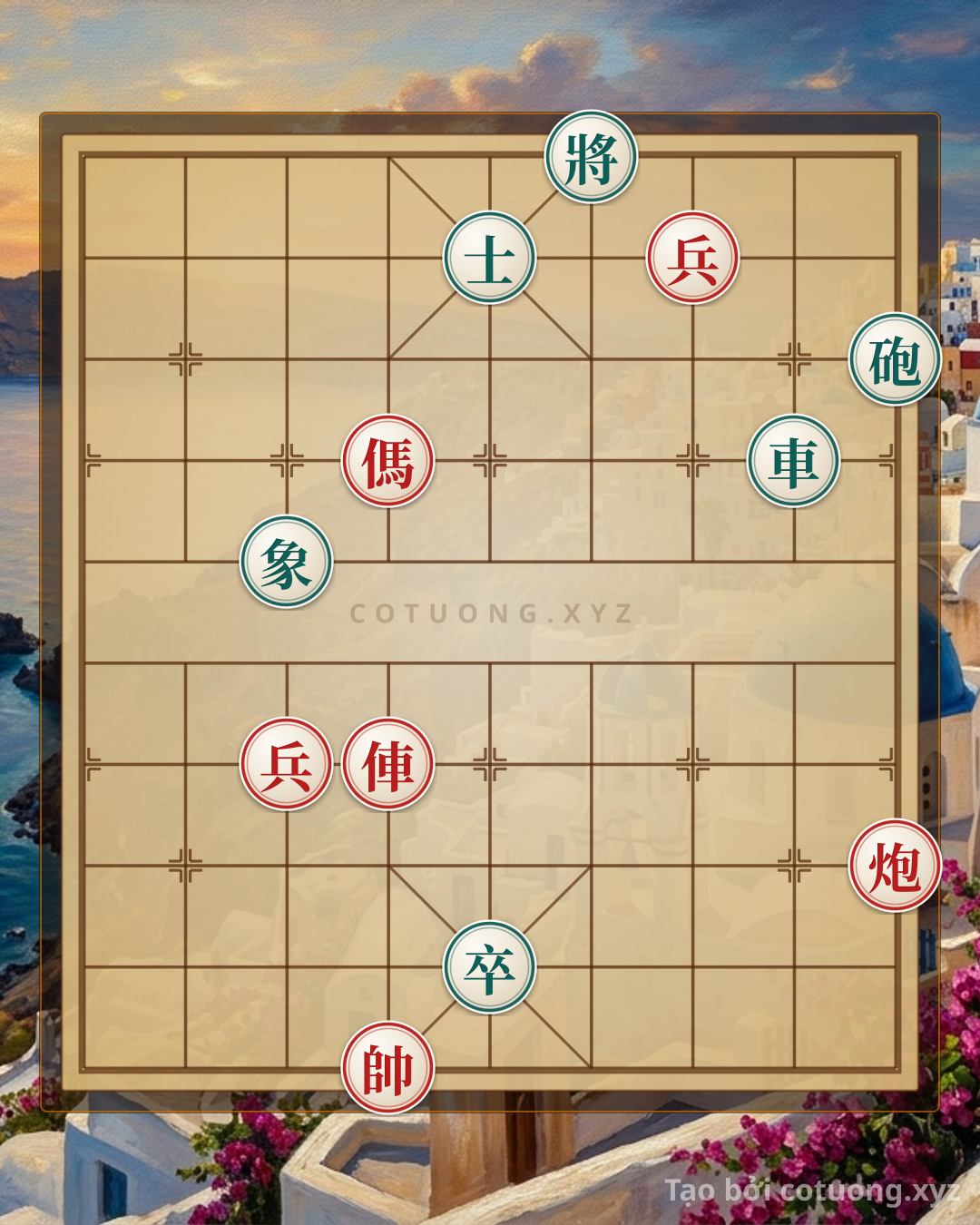 Thế cờ: Xiangqi (Chinese Chess): Red Pawn on 3rd File, 9th Rank - Mastering the Rook's Attack — Cờ Tướng Online