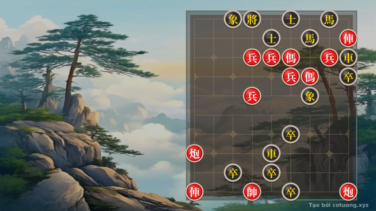 Thế cờ: Red General: Tactical 'Empty Cannon' Strategy - Lessons for Players — Cờ Tướng Online