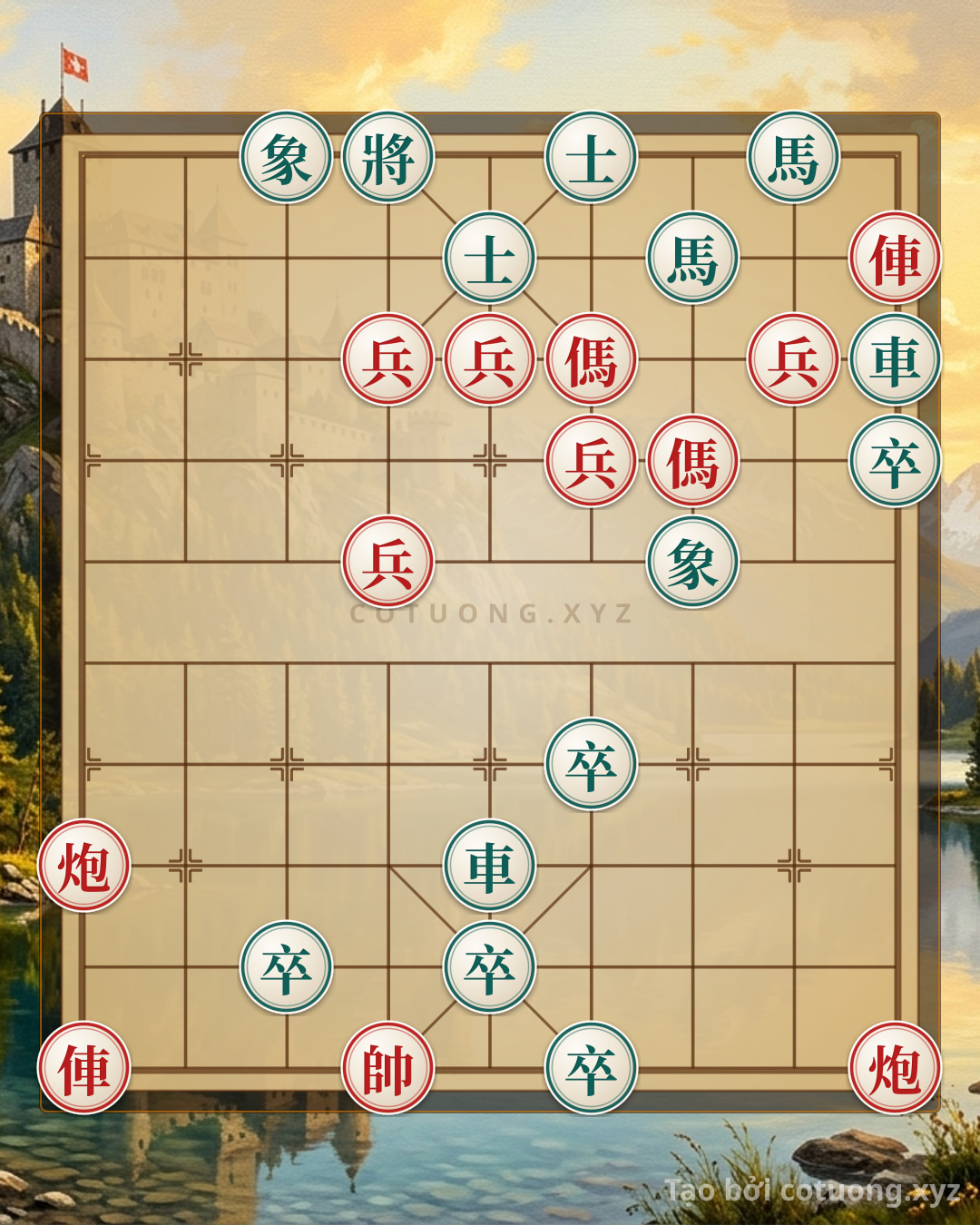 Challenge: Red General: Tactical 'Empty Cannon' Strategy - Lessons for Players - Can you solve it?