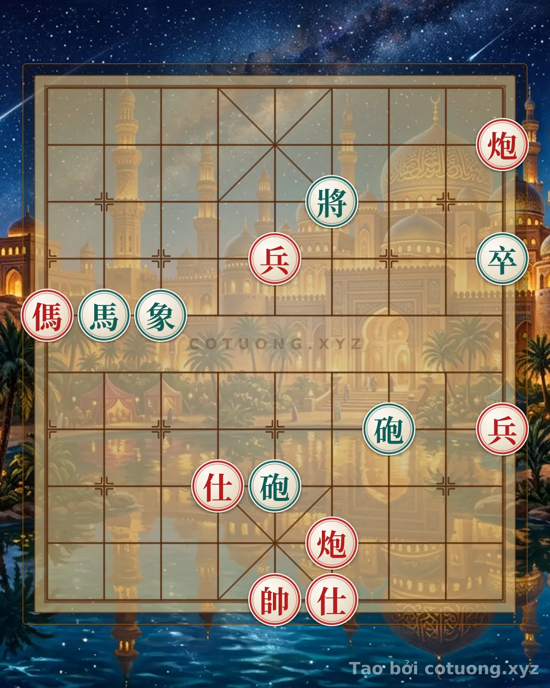 Thử Thách: Bí Kíp Sát Chiêu: Khi 2 Pháo Mã Đỏ Quyết Đấu Với Song Pháo Đen Trong Cuộc Chiến Chốt Tàn Khốc - Bạn có thể giải được?
