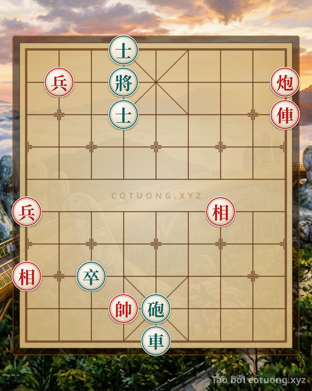 Thế cờ: Red General Chess: The 8th Rank Trap Strategy — Cờ Tướng Online