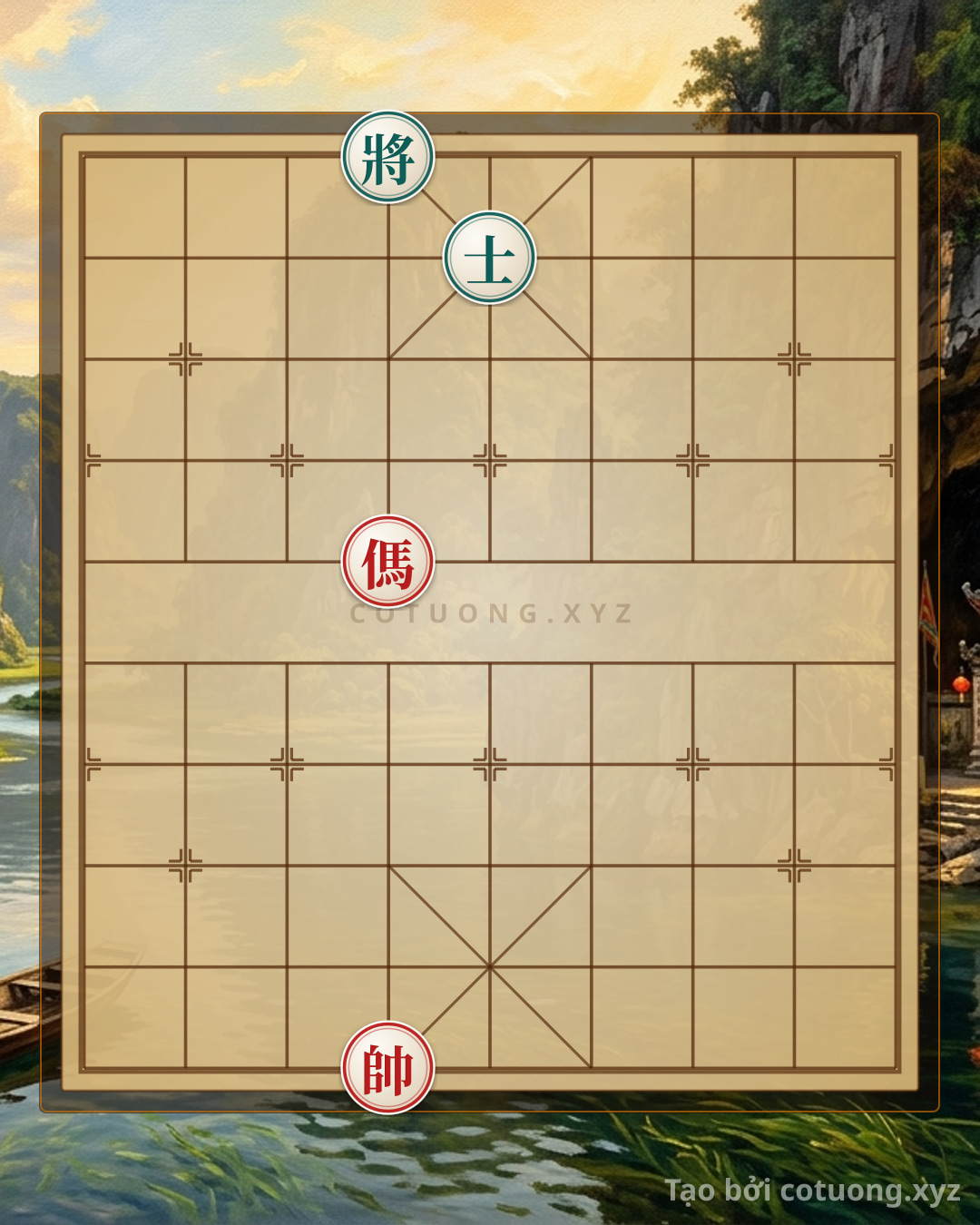 Challenge: Xiangqi: Red's Tactical Checkmate in the 1 Horse vs. 1 Advisor Opening - Can you solve it?