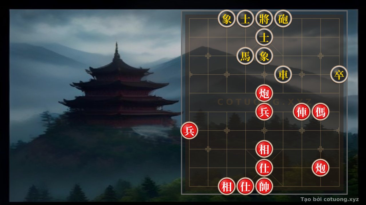 Thế cờ: The Legendary Chess Master's Secret: How the Rook, Cannon, and Horse Break Through the Unshakable Black Defense — Cờ Tướng Online