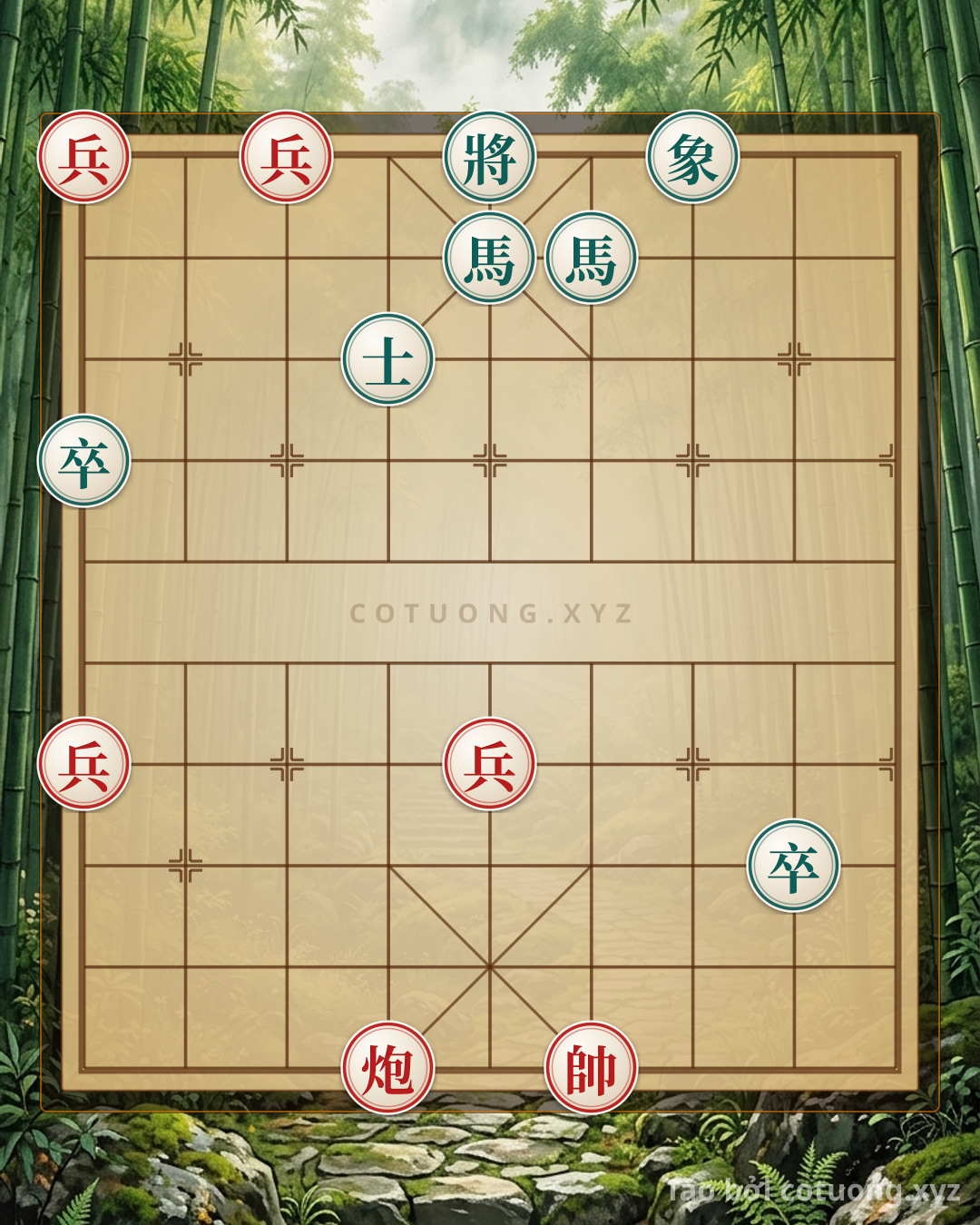 Challenge: Xiangqi: Strategy to Defeat the Double Black Horses in 5 Moves - Can you solve it?