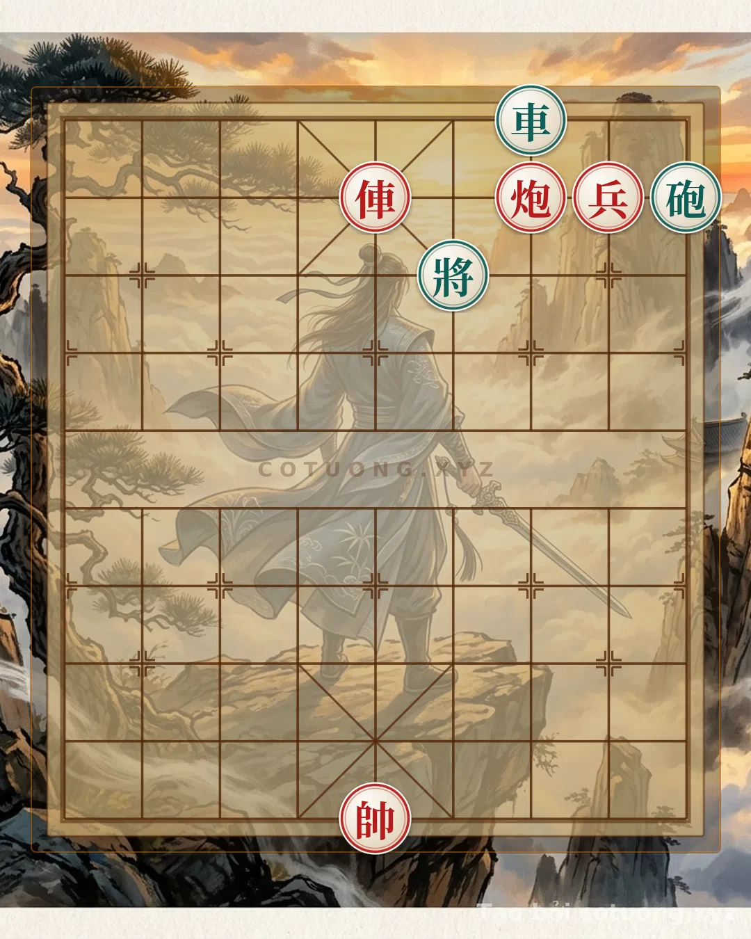 Thế cờ: Xiangqi: The Black Chariot at 7-10 - Ultimate Defensive Tactics — Cờ Tướng Online