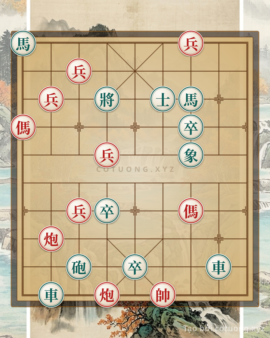 Challenge: Red Strategy: Double Horse Attack from Black's Rook Weakness - Can you solve it?