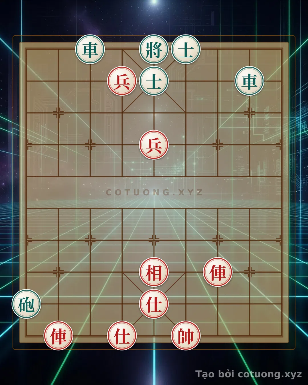 Thế cờ: Xiangqi: The Black Trap Like a Net - Breaking the Red Chariot's Strategy — Cờ Tướng Online