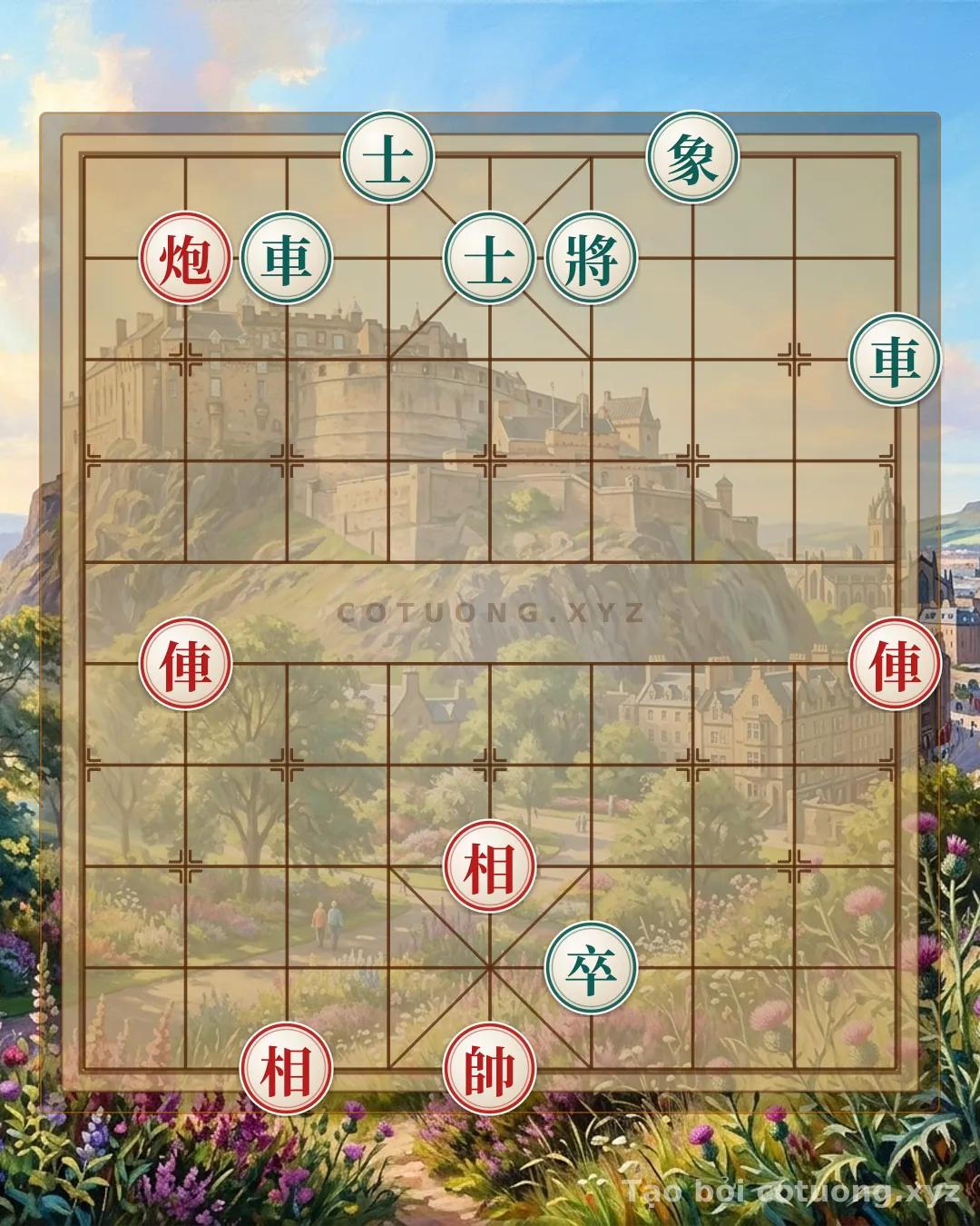 Challenge: The 'Red Cannon on 8th Rank' Opening - Basic Tactics for Beginners - Can you solve it?