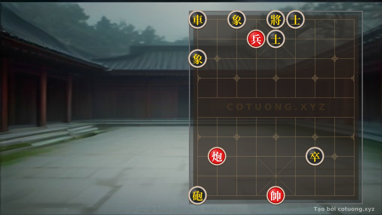 Thế cờ: The Hidden Trick of Cannon vs. Chariot: A Perilous Xiangqi Trap for the Bold Challenger — Cờ Tướng Online