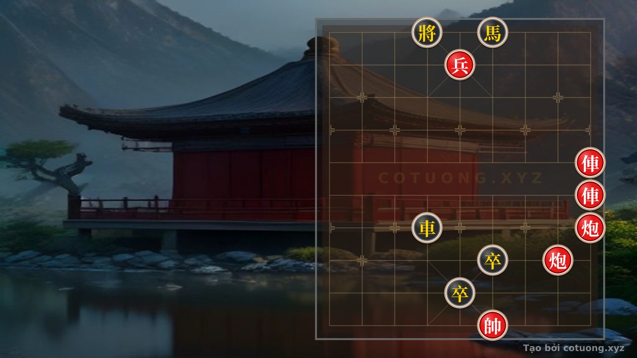 Thế cờ: Xiangqi (Chinese Chess) Strategy: Red Chariot Rushes Straight, Red Cannon Threatens - Advanced Tactics — Cờ Tướng Online
