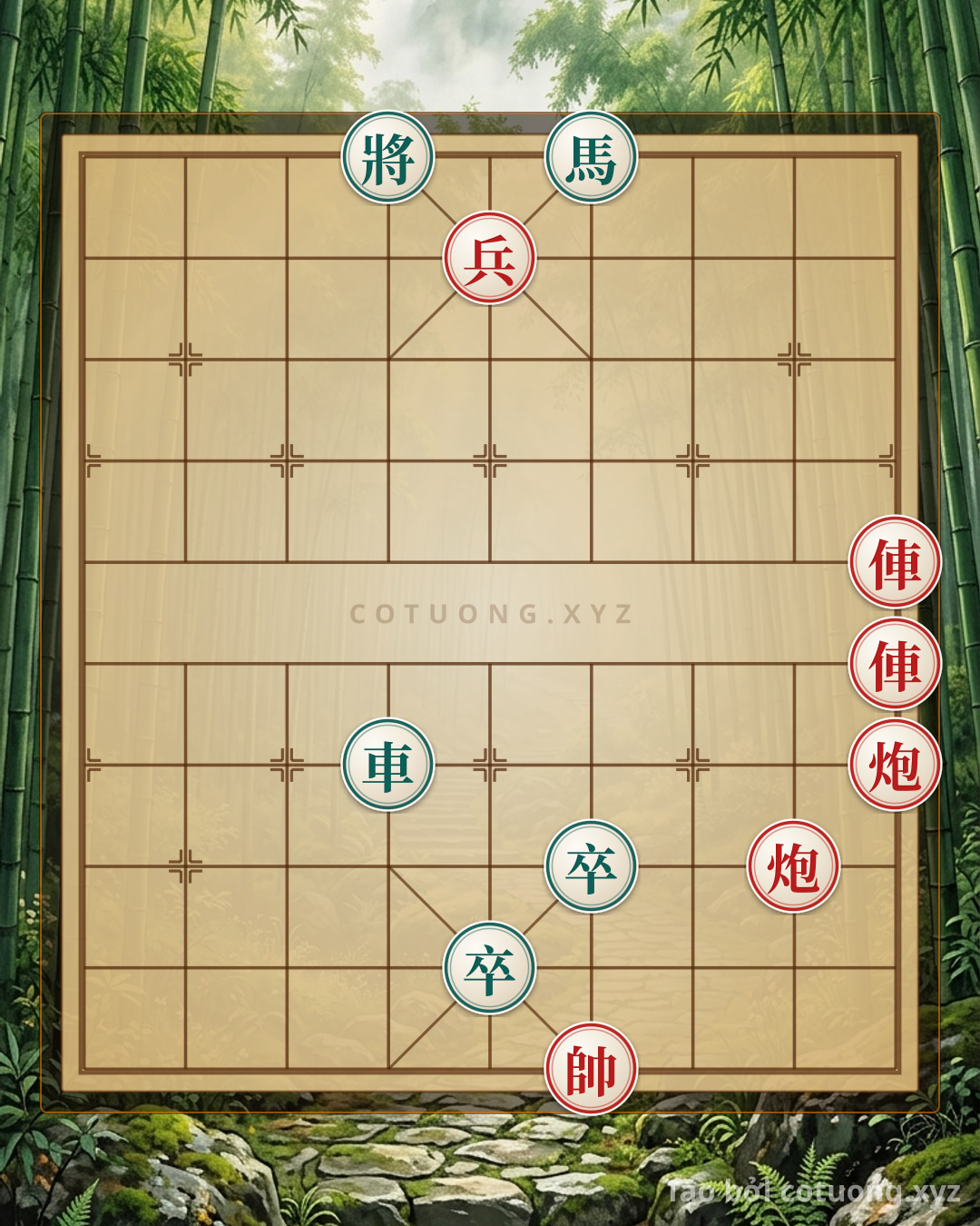 Thế cờ: Xiangqi (Chinese Chess) Strategy: Red Chariot Rushes Straight, Red Cannon Threatens - Advanced Tactics — Cờ Tướng Online