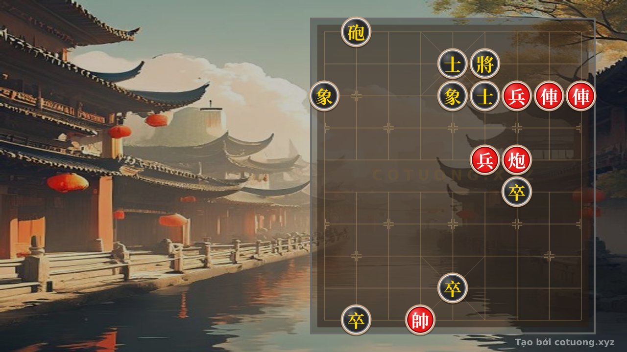 Thế cờ: The Secret of 'Black Cannon Empty' - Core Defensive Tactics in the General's Chess Formation — Cờ Tướng Online