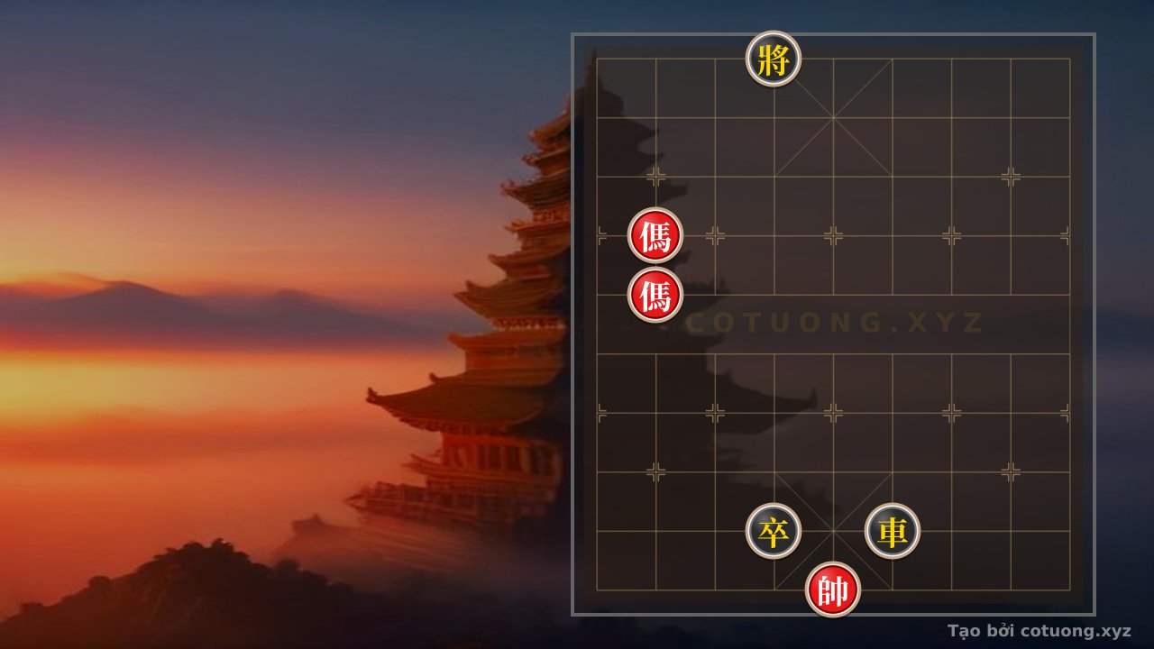 Thế cờ: The 'Dancing Horses' Trick to Break the Single Rook Defense: When the Black General Reveals, Red Seizes the Winning Opportunity — Cờ Tướng Online