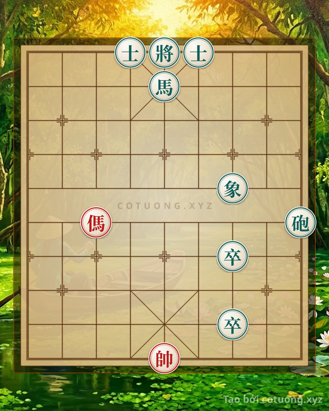 Challenge: Red General: Unique Move with Red Horse at 7-5 - Can you solve it?