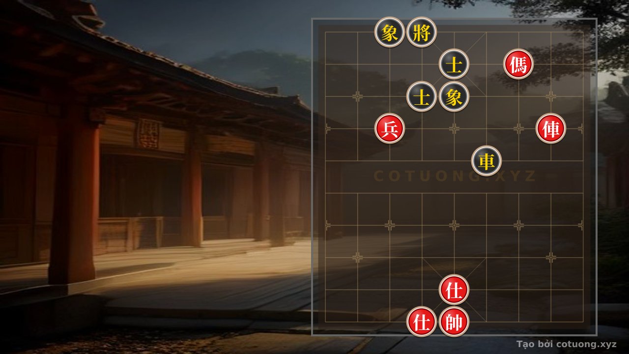 Thế cờ: Master Defense Against Black: Blocking the Red's Onslaught from Rook, Horse and Finding Weak Points for Counterattack — Cờ Tướng Online