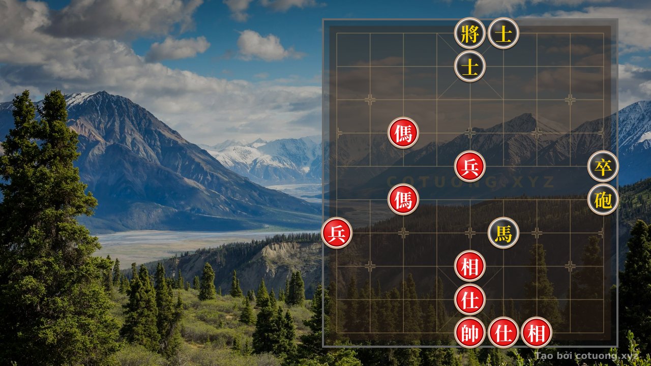 Thế cờ: Red Horse Interlocking: The Divine Counterattack Strategy in Xiangqi — Cờ Tướng Online