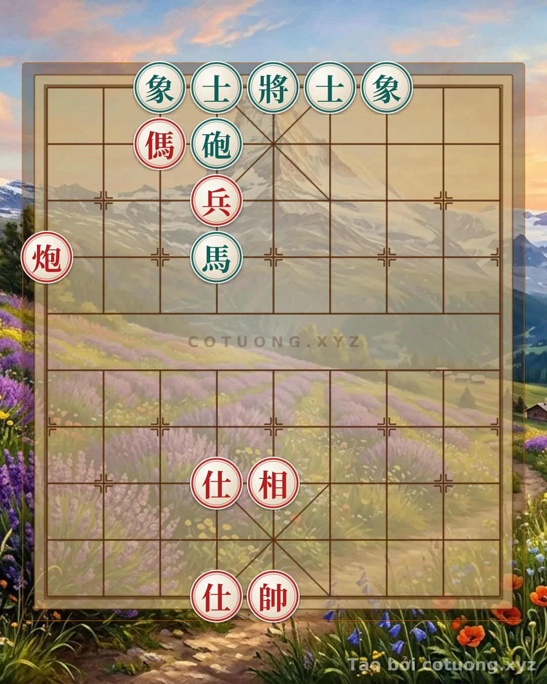 Challenge: Xiangqi: The Red Army's Breakthrough Strategy in the Double Horse Face-to-Face Formation - Can you solve it?