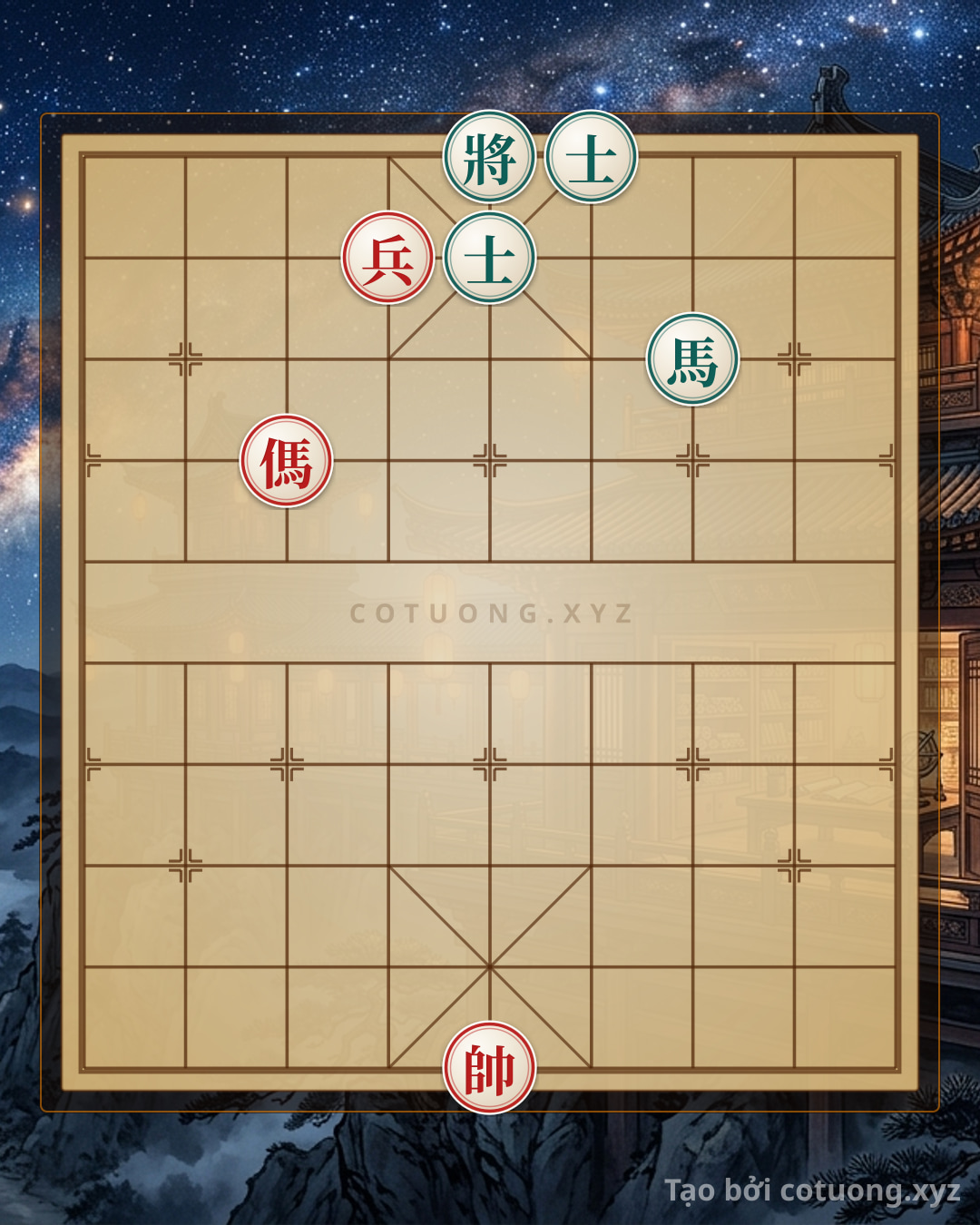 Challenge: Xiangqi Tactics: Counterattacking from a Threatened Position - Can you solve it?