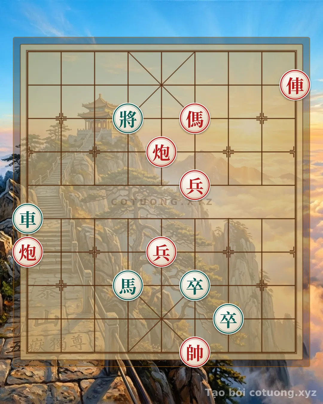 Challenge: Red's Spear and Cannon Strategy – Xiangqi Online (5/10): 
