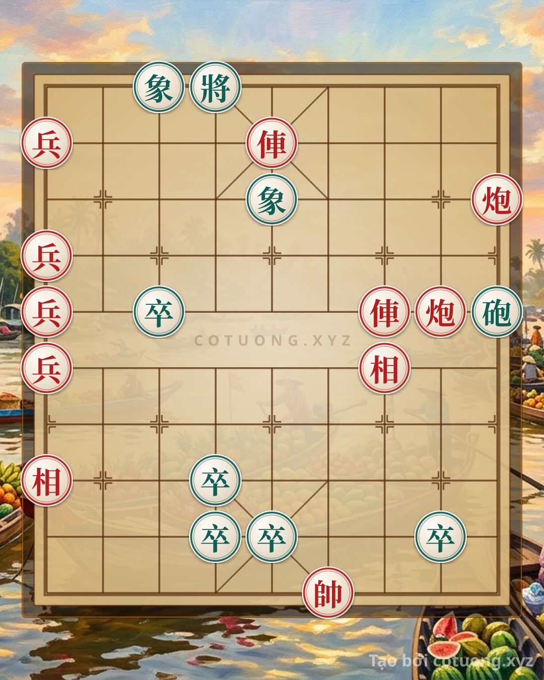Challenge: Red Chariot Charges Straight, Black Cannon Is Blocked: A Brutal Xiangqi Position Like a Clash of Steel - Can you solve it?