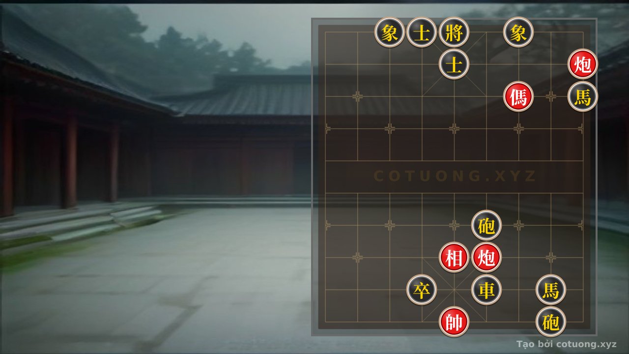 Thế cờ: The Secret of the Black General: Defending with Chariots and Empty Cannons in the Mystical Chess Formation — Cờ Tướng Online