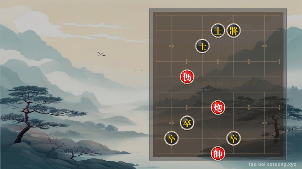 Thế cờ: Beautiful Xiangqi Formation: Counterattacking Strike — Cờ Tướng Online