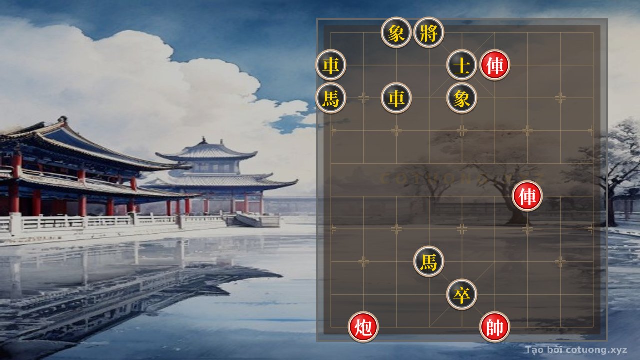 Thế cờ: Defensive Counterattack Strategy: Defeating Black's Double Horse Leg Formation in Xiangqi — Cờ Tướng Online