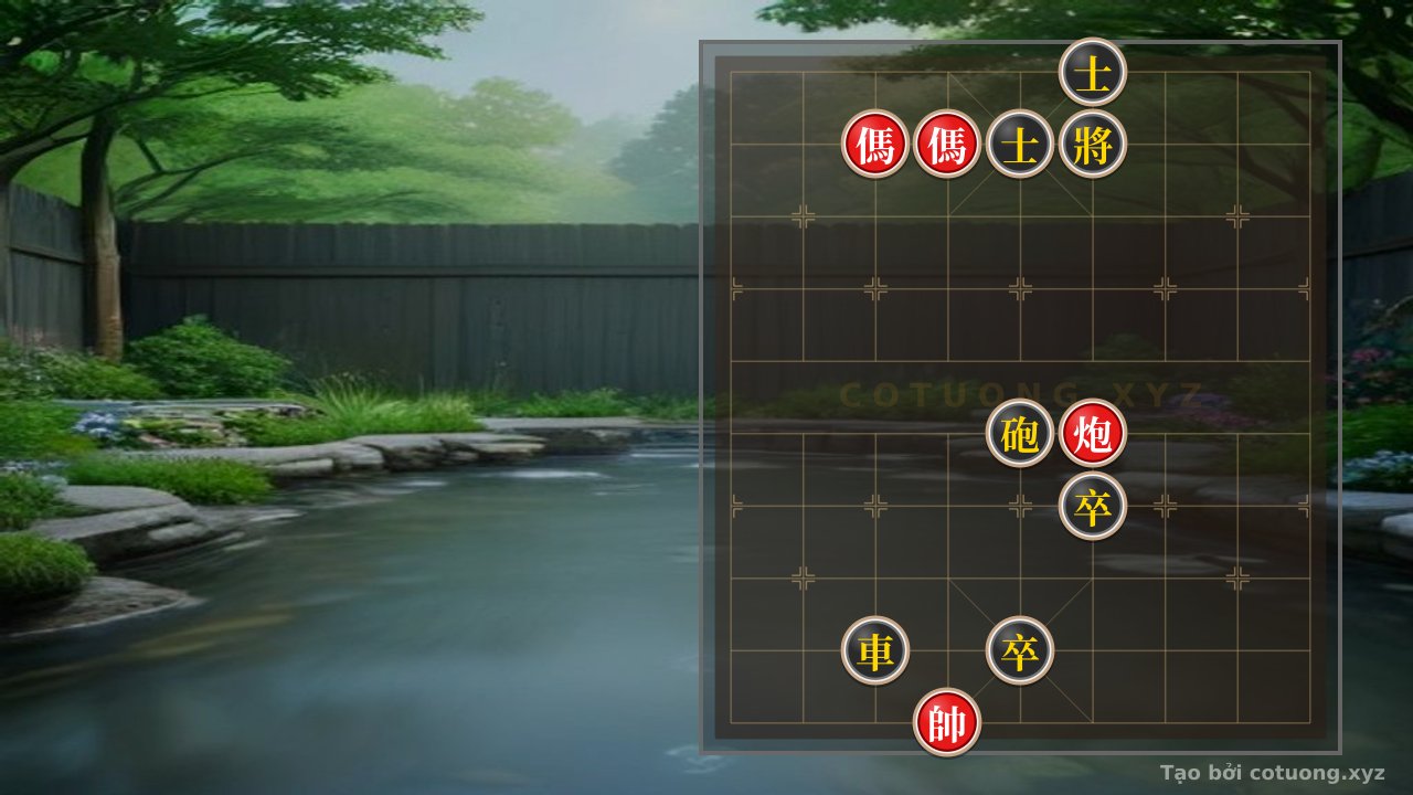 Thế cờ: The 'Black vs. Red' Opening - Double Horse Leg Strategy in the Battle of Bach Dang — Cờ Tướng Online