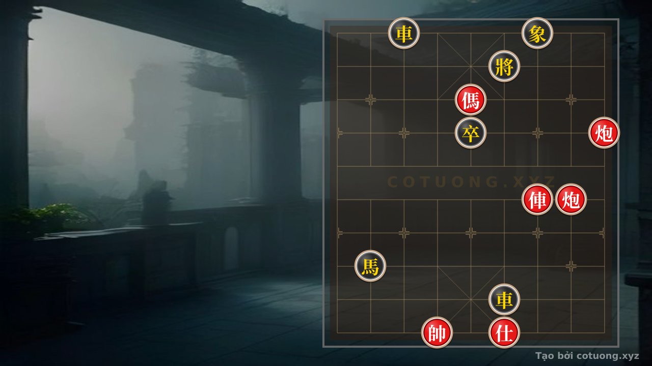 Thế cờ: Xiangqi Opening Analysis: Black's Sharp Defense Against Red's Counterattack - Hidden Traps in the Rook 3 File — Cờ Tướng Online