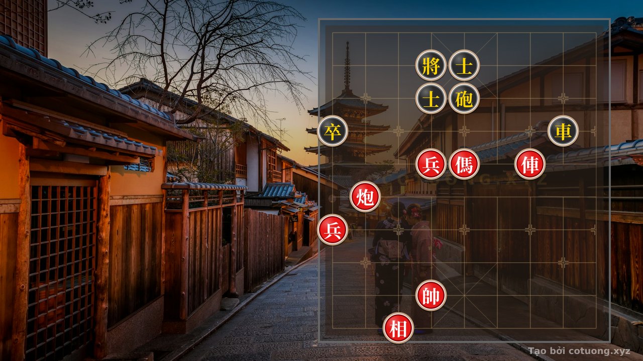 Thế cờ: The Hidden Checkmate Classic: When the Red Rook, Cannon, and Horse with Two Pawns Defeat the Black Army - Mythical Chess Strategy #673a — Cờ Tướng Online