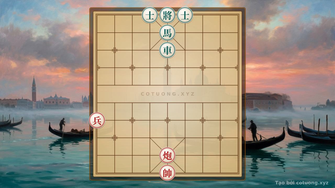 Thế cờ: Xiangqi Formation: Red Defense, Black Counterattack - Double Horse Leg Formation — Cờ Tướng Online