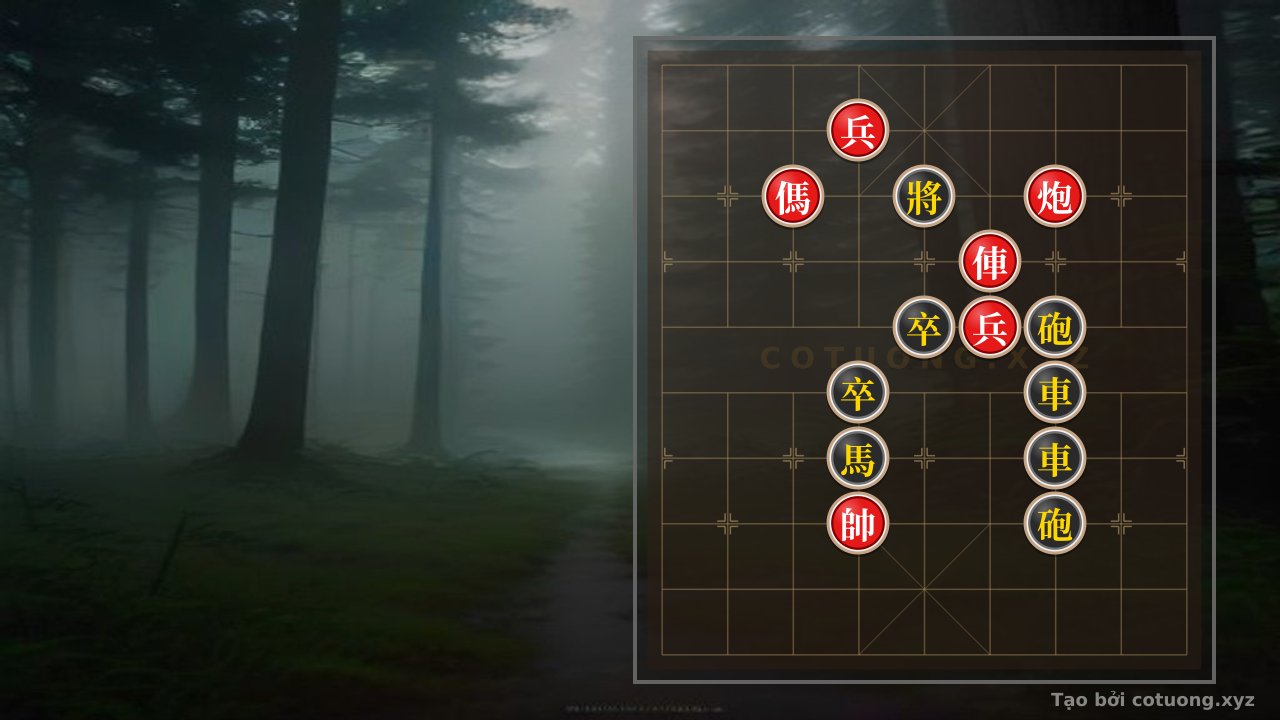 Thế cờ: Red General's Invasion: Pawn on File 9 Launches, Horse on File 7 Strikes – Victory with Precision — Cờ Tướng Online