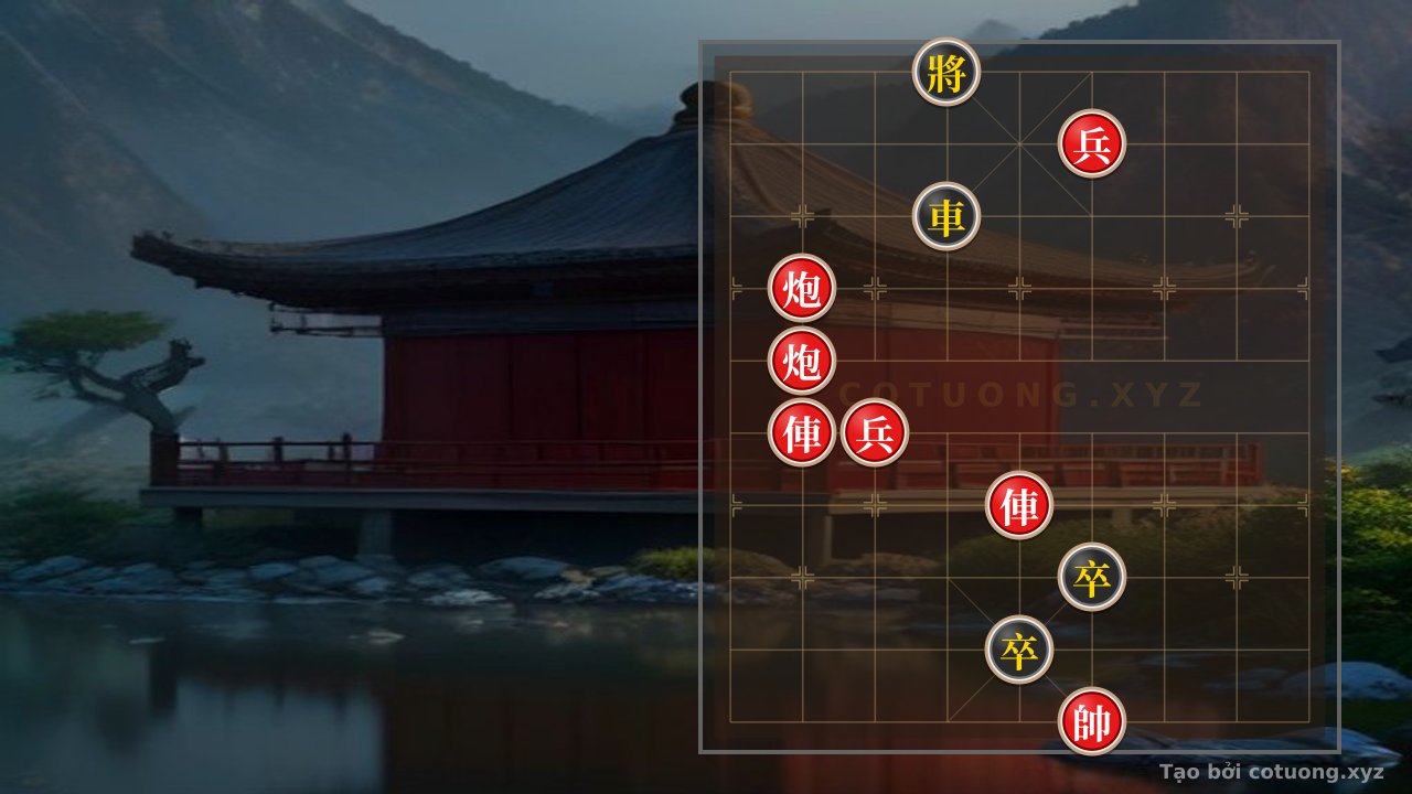 Thế cờ: Xiangqi: Fastest Checkmate Tactics for the Red Side - Rook Thrust and Cannon Hit — Cờ Tướng Online