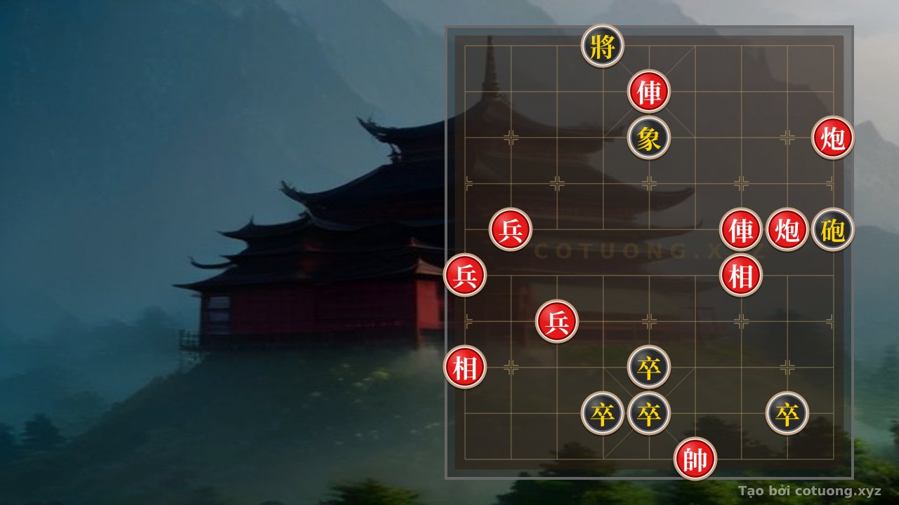 Thế cờ: Bí kíp phòng thủ cờ tướng: Đánh bại 2 Xe và 2 Pháo của đối phương — Cờ Tướng Online