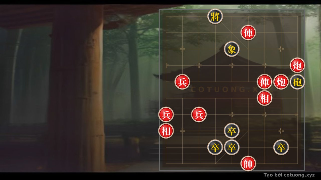 Thế cờ: Red General's Breakthrough: A Patient Strategy Against Level 1/10 AI — Cờ Tướng Online