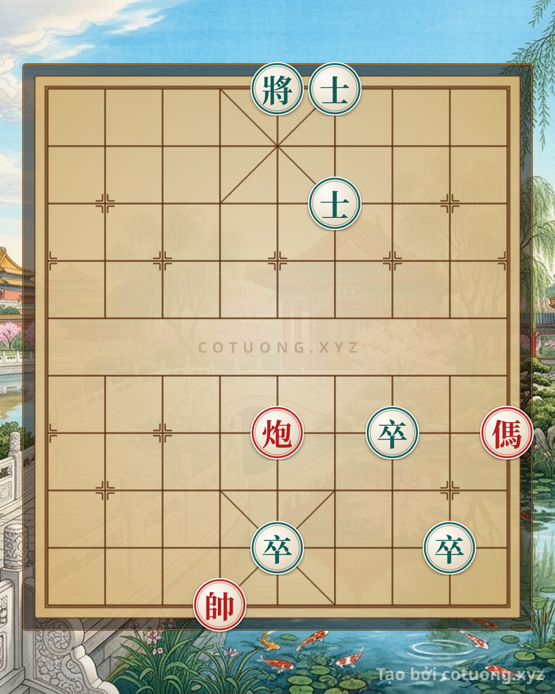 Challenge: Xiangqi Strategic Analysis: Black's Advantage with 3 Pawns - Can Red's Cannon (L5H4) Break the Formation? | Double Horse Exchange and Psychological Pressure - Can you solve it?