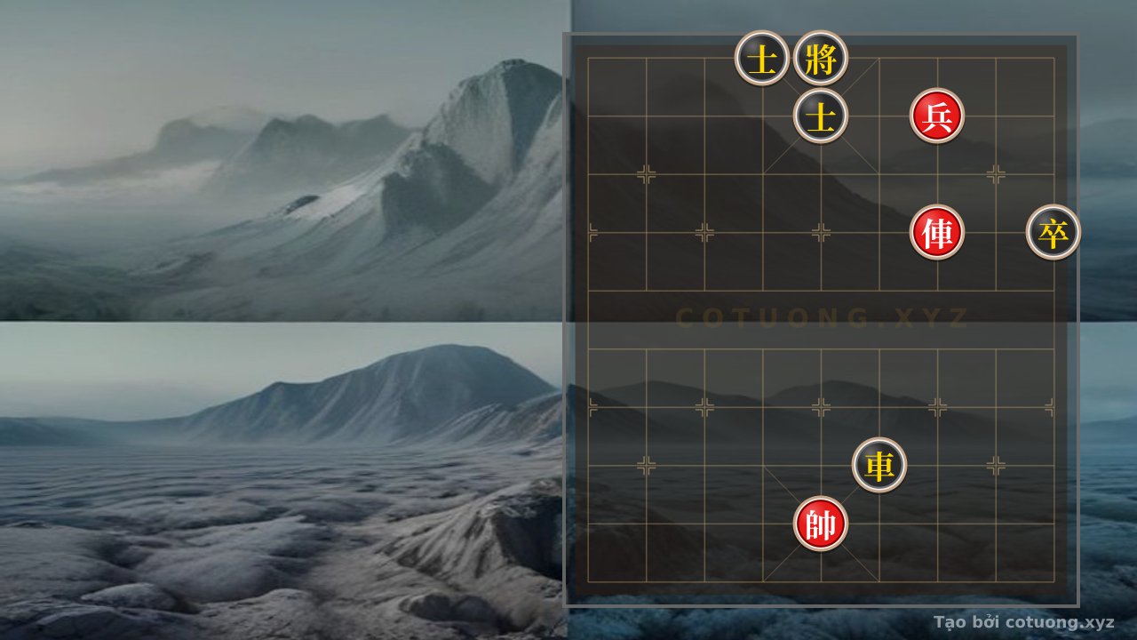 Thế cờ: Xiangqi: The Hidden Formation - Red Chariot Wins in 5 Moves — Cờ Tướng Online