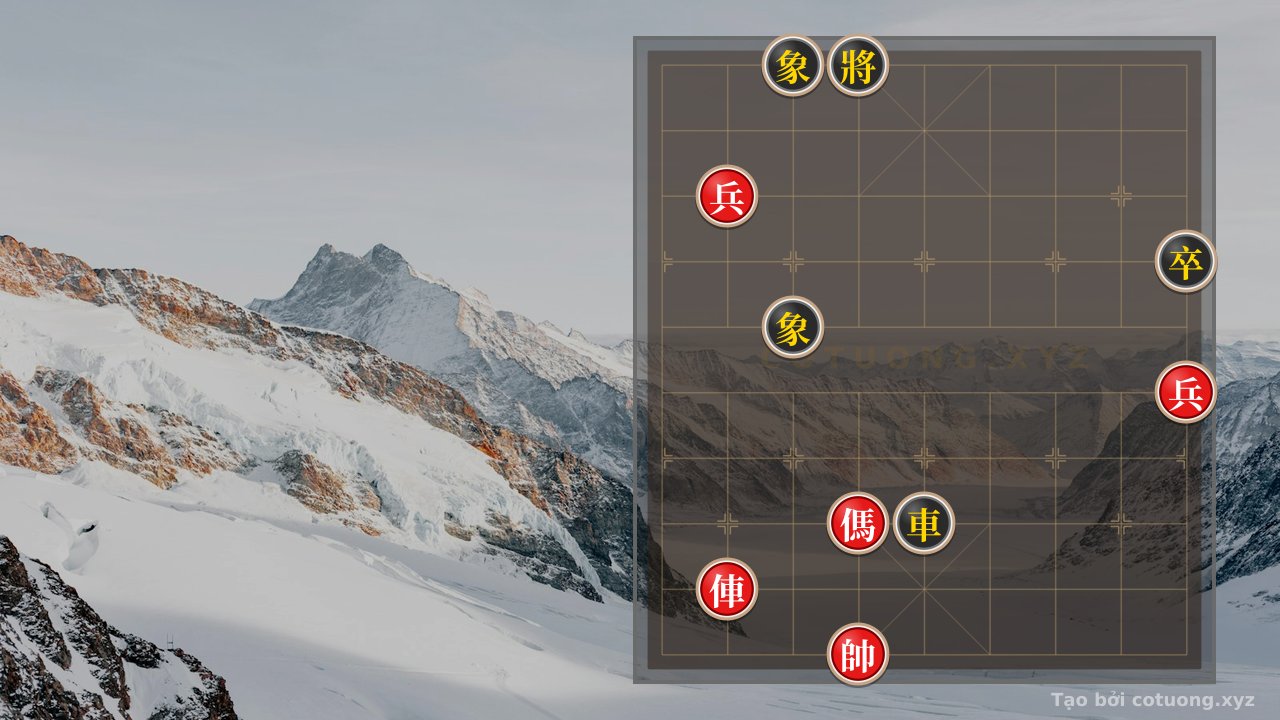 Thế cờ: The Deadly Trap in Xiangqi: Black's Chariot is Blocked, Red Has a Sudden Counterattack Opportunity — Cờ Tướng Online
