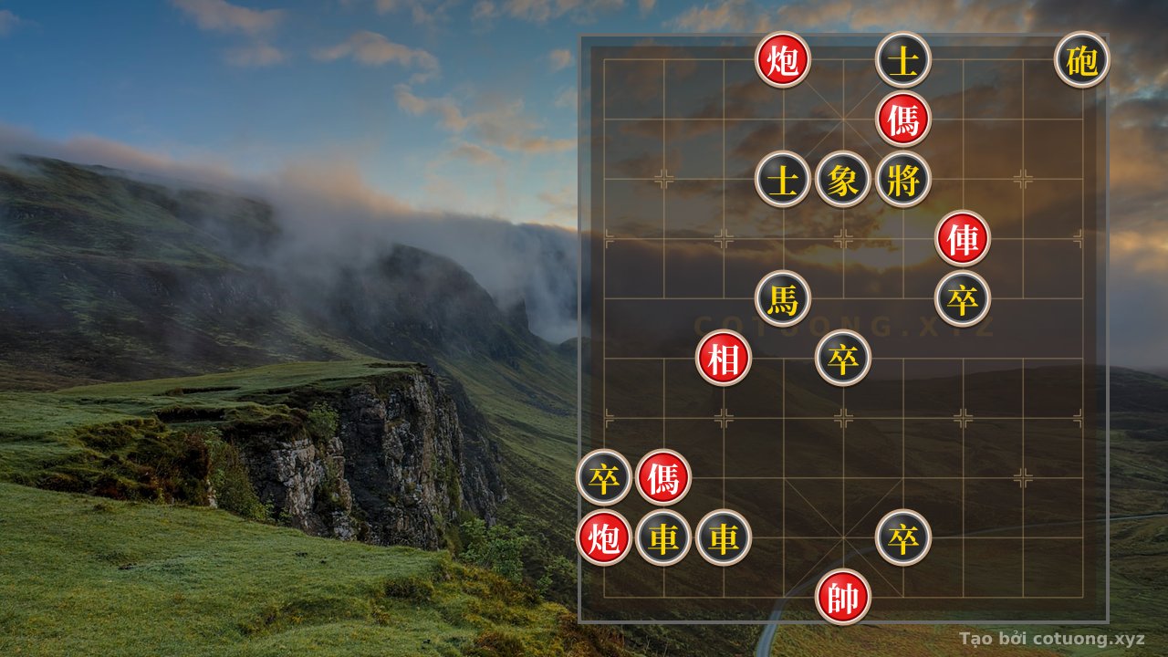 Thế cờ: Red Cannon on File 6, Rank 10: The Breakthrough and Counterattack Strategy — Cờ Tướng Online