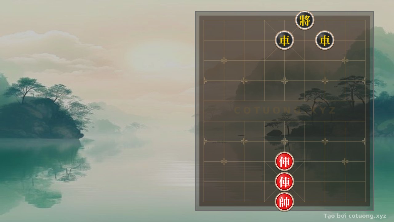 Thế cờ: Tactical Blitz: Red Chariot Wins in 3 Moves — Cờ Tướng Online