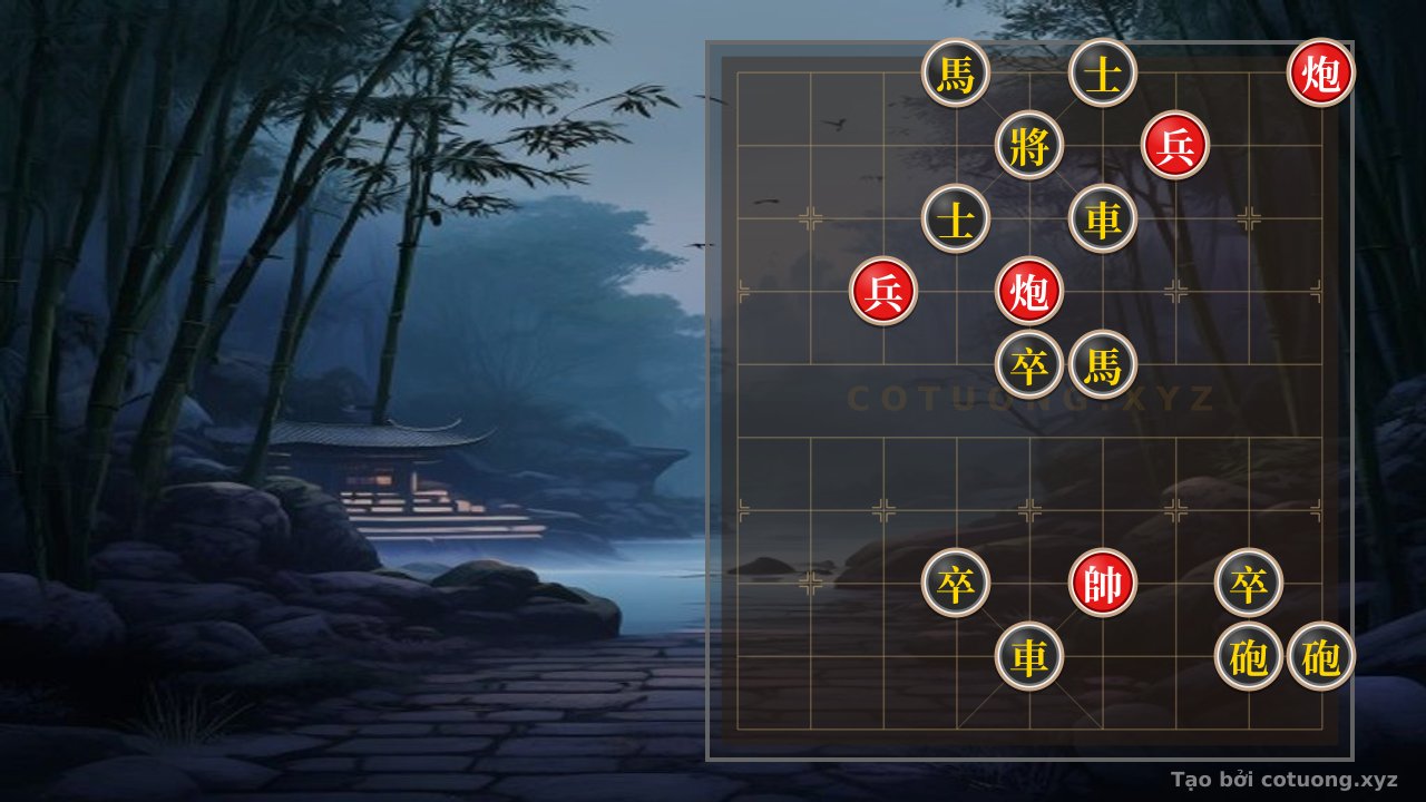 Thế cờ: Thế Cờ Tướng Đỏ: Song Mã Giao Chân, Pháo Trống Vây Bao - Chiến Lược Đánh Giành Thắng Lợi — Cờ Tướng Online