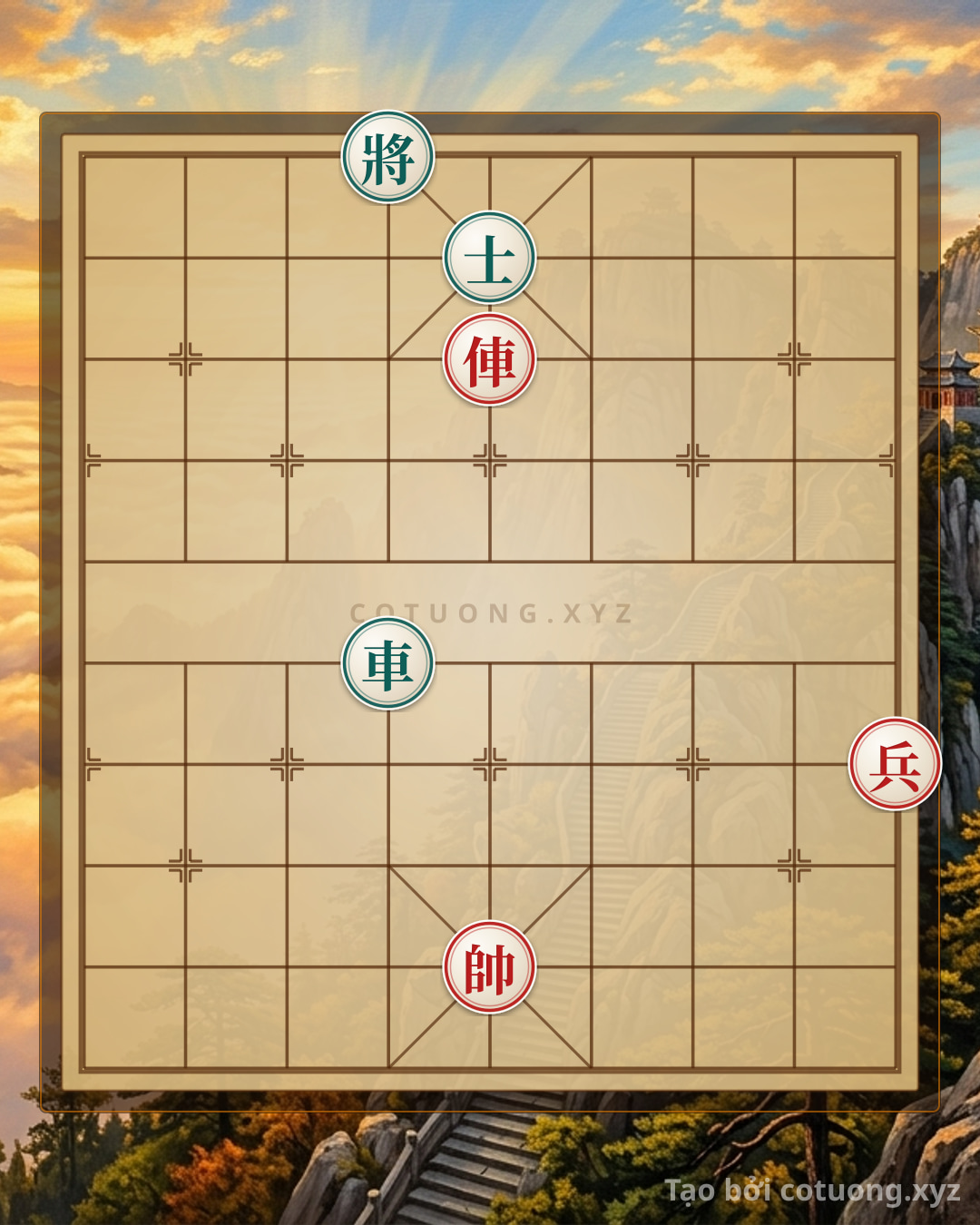 Challenge: Xiangqi Master's Strategy: Analyzing the Red Army's Offensive - Can you solve it?