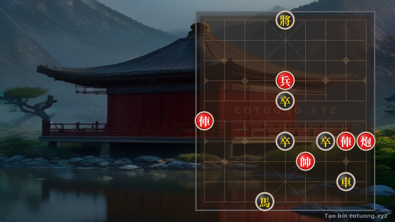 Thế cờ: The 'Empty Cannon Attack' Formation - How to Win with the Rook Thrust on the 4th Rank (Level 5/10) — Cờ Tướng Online