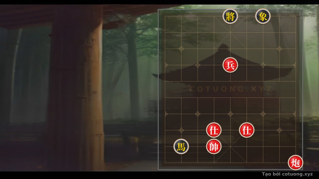 Thế cờ: The King's Mindset: Psychological Pressure When the Black General Exposes 5th Rank 10th File - Red's Counterattack Strategy — Cờ Tướng Online